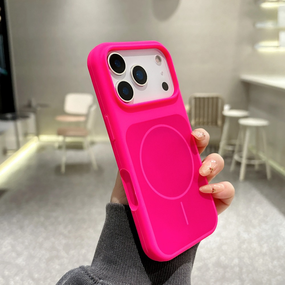 Liquid Silicone Magnetic Phone Case - 아이폰 18 17 프로 맥스 16