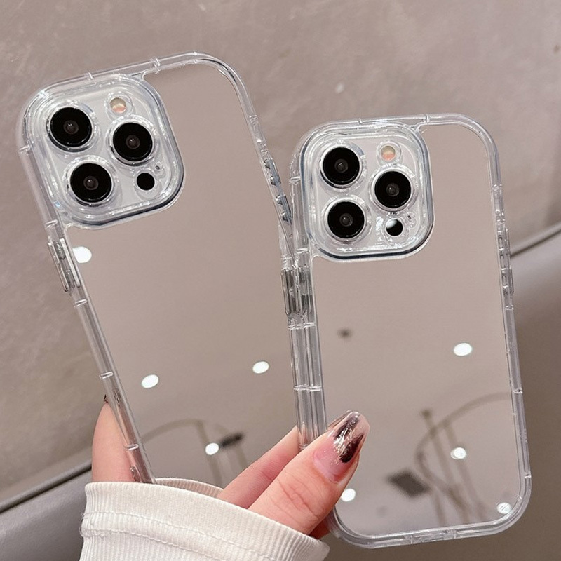 Clear Shockproof Bumper Case - 아이폰 17 에어 16 15 14