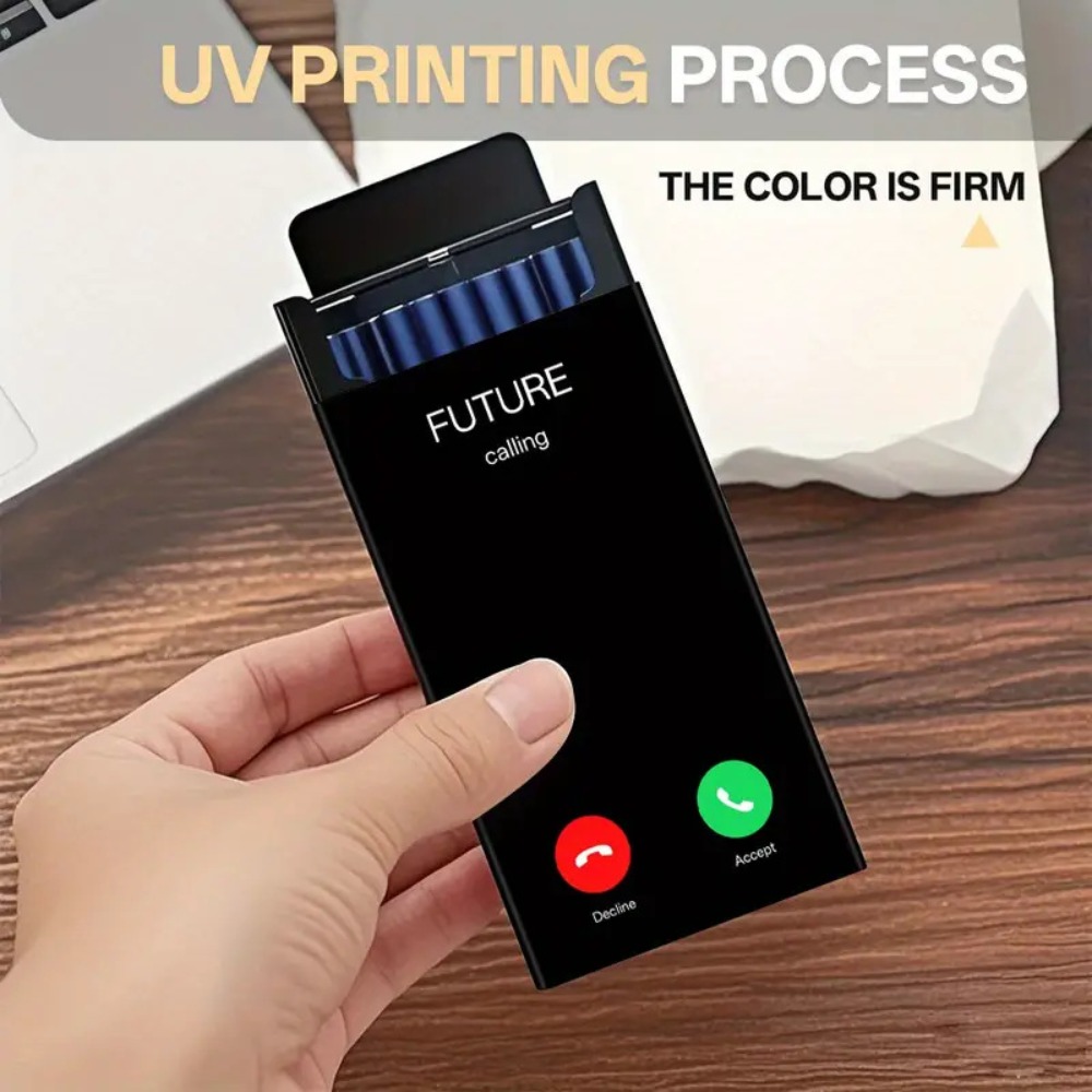 얇고 세련된 금속 재질의 담배 케이스로, 슬라이딩 방식 - Phone Cases 리뷰 및 가격