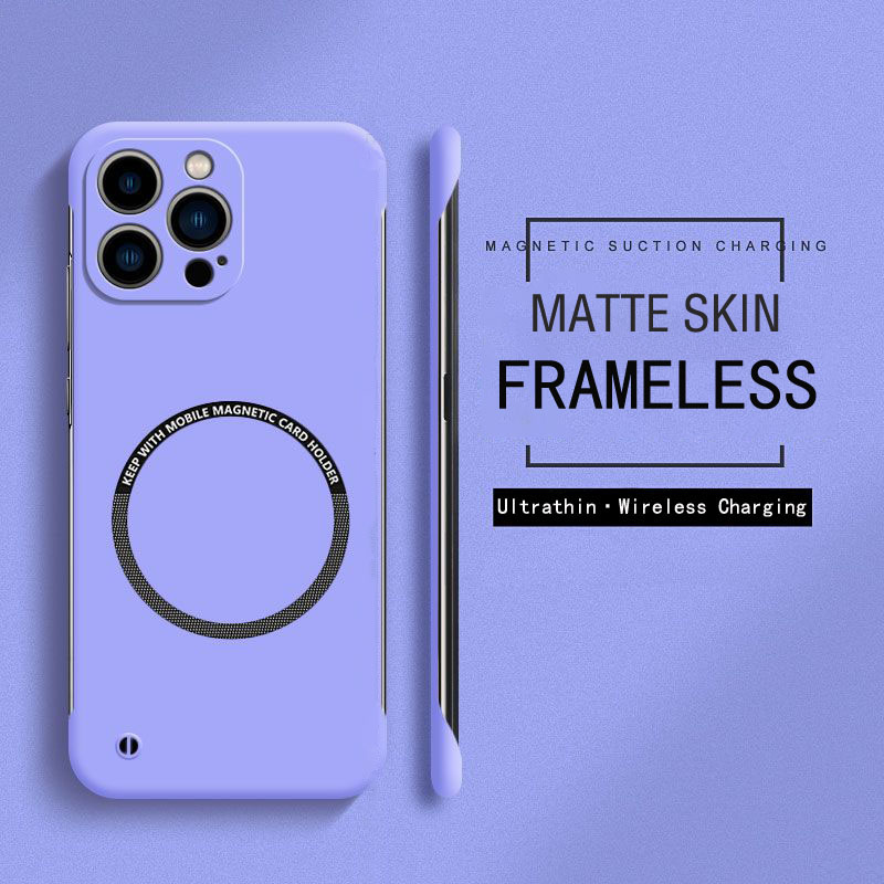프레임리스 마그네틱 마그세이프 울트라 슬림 케이스 아이 - Matte Hard Pc Back Case 리뷰 및 가격
