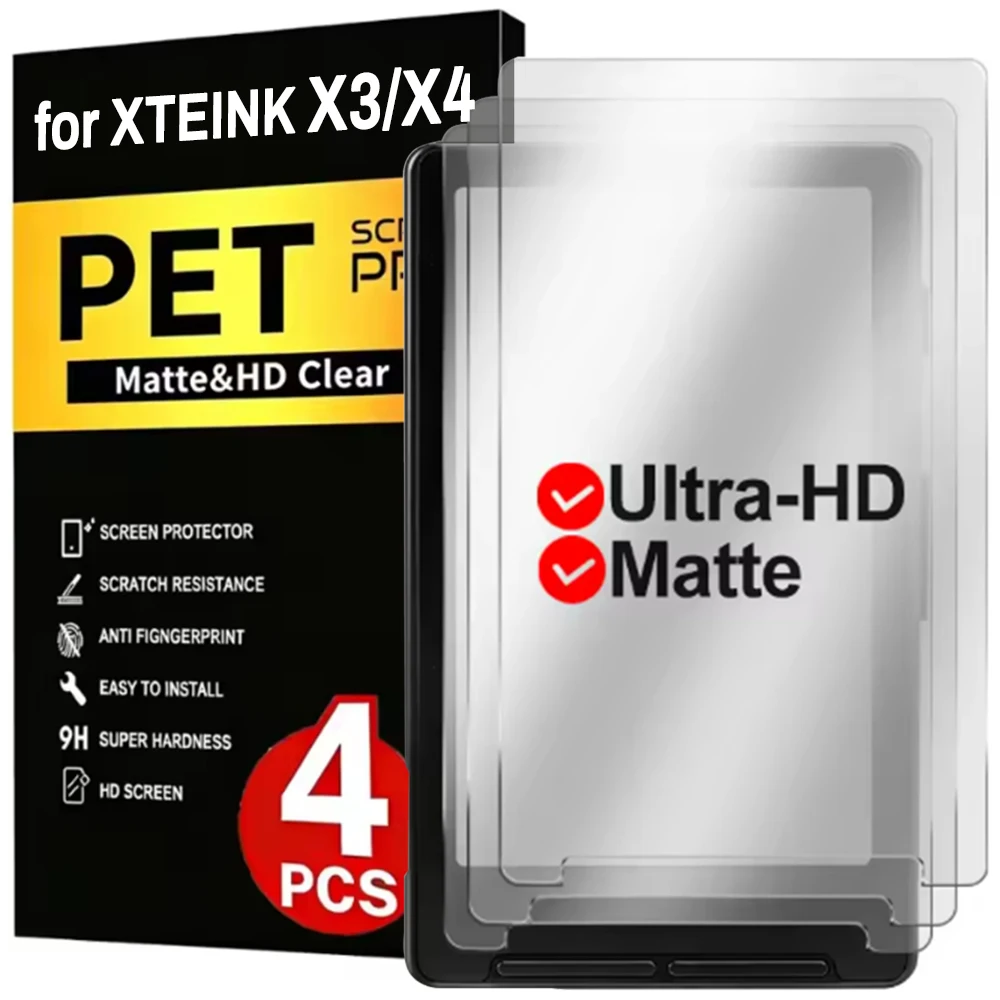 1-4pcs XTEINK X3 X4용 소프트 PET 풀 - Matte Anti Glare Screen Protector 리뷰 및 가격