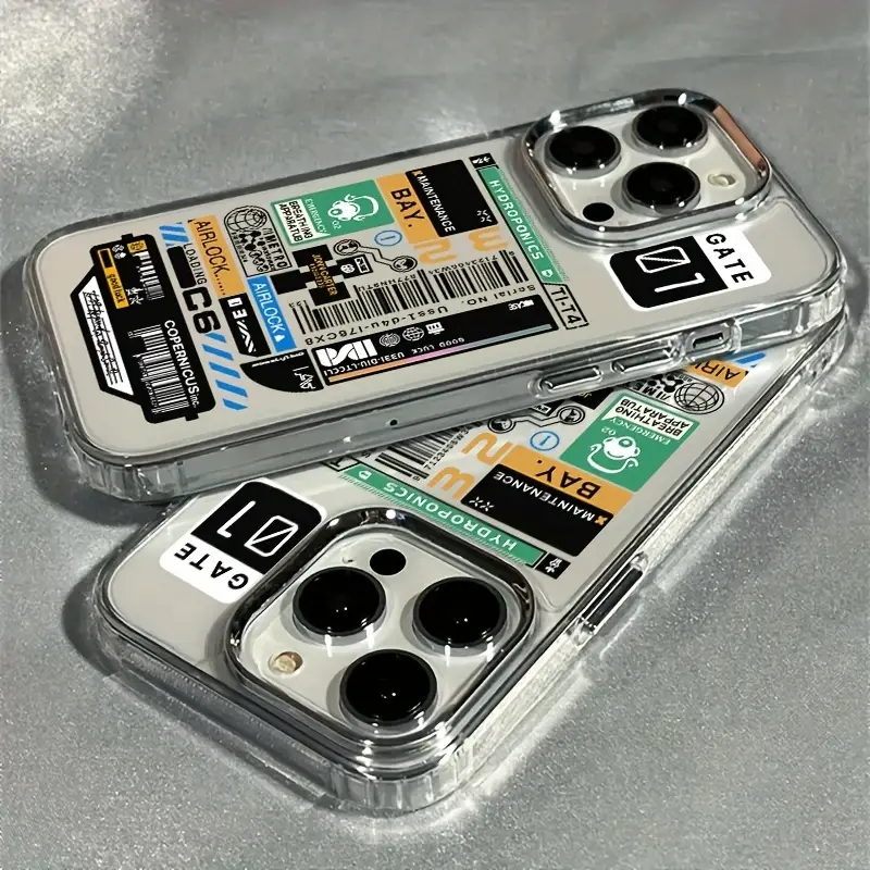 자동차 스티커 라벨 투명 폰 케이스 아이폰 17 16  - Clear Shockproof Bumper Case 리뷰 및 가격