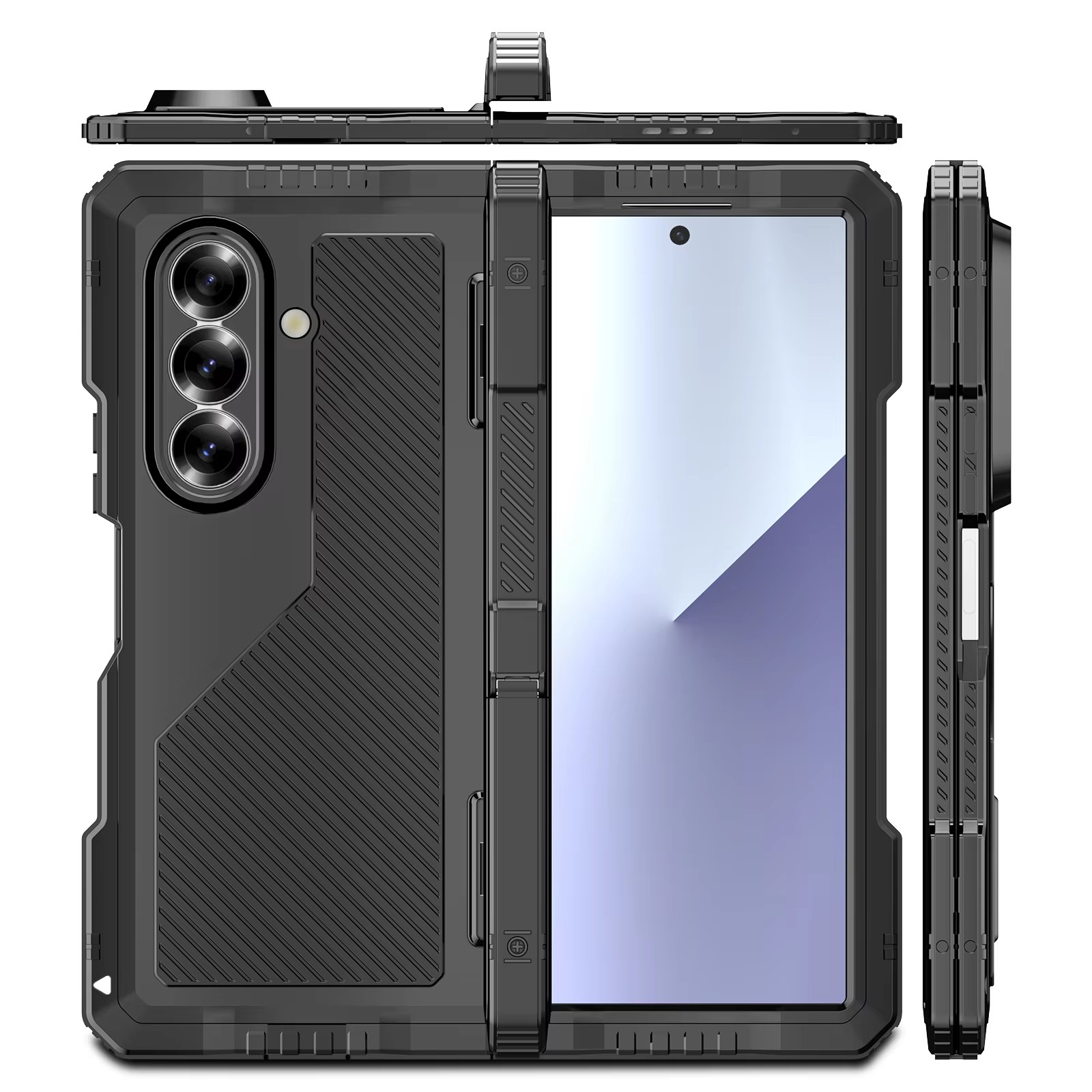 삼성 Z 폴드 7 6 5 4 군용 충격 방지 헤비 듀티 - Heavy Duty 360 Full Body Protective Case 리뷰 및 가격