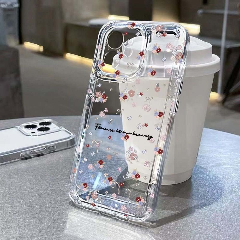 미니 플라워 폰 케이스 아이폰 17 프로 맥스 에어 케 - Clear Shockproof Bumper Case 리뷰 및 가격