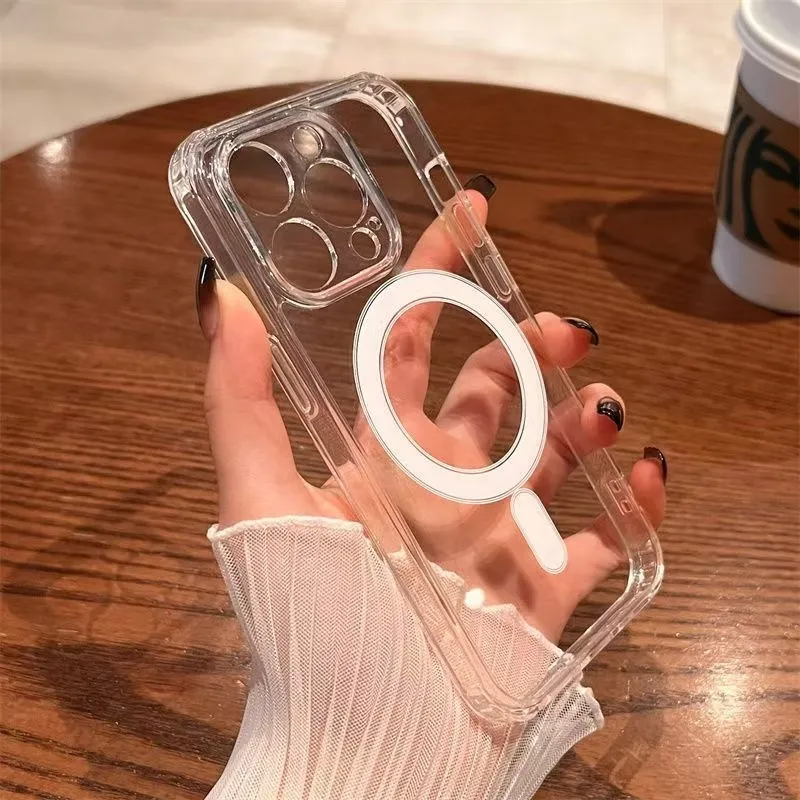 맥세이프 무선 충전 마그네틱 폰 케이스 (아이폰 16, - Clear Shockproof Bumper Case 리뷰 및 가격