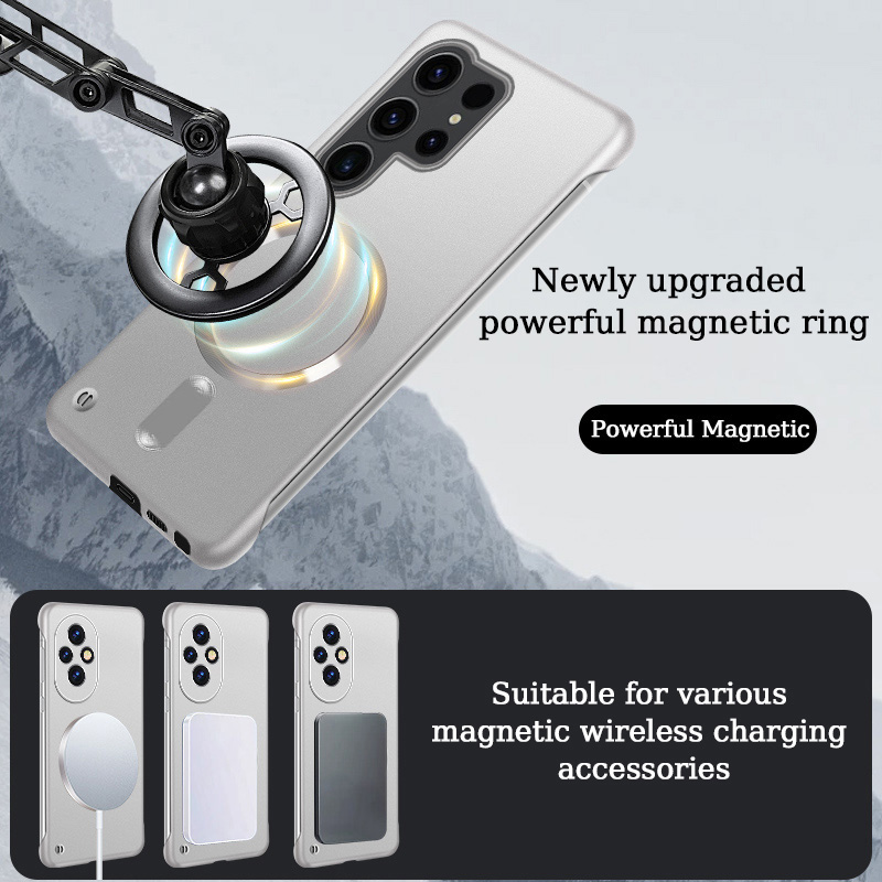 얇은 프레임리스 마그네틱 폰 케이스 (맥세이프 삼성 A - Ultra Thin Frameless Phone Cover 리뷰 및 가격